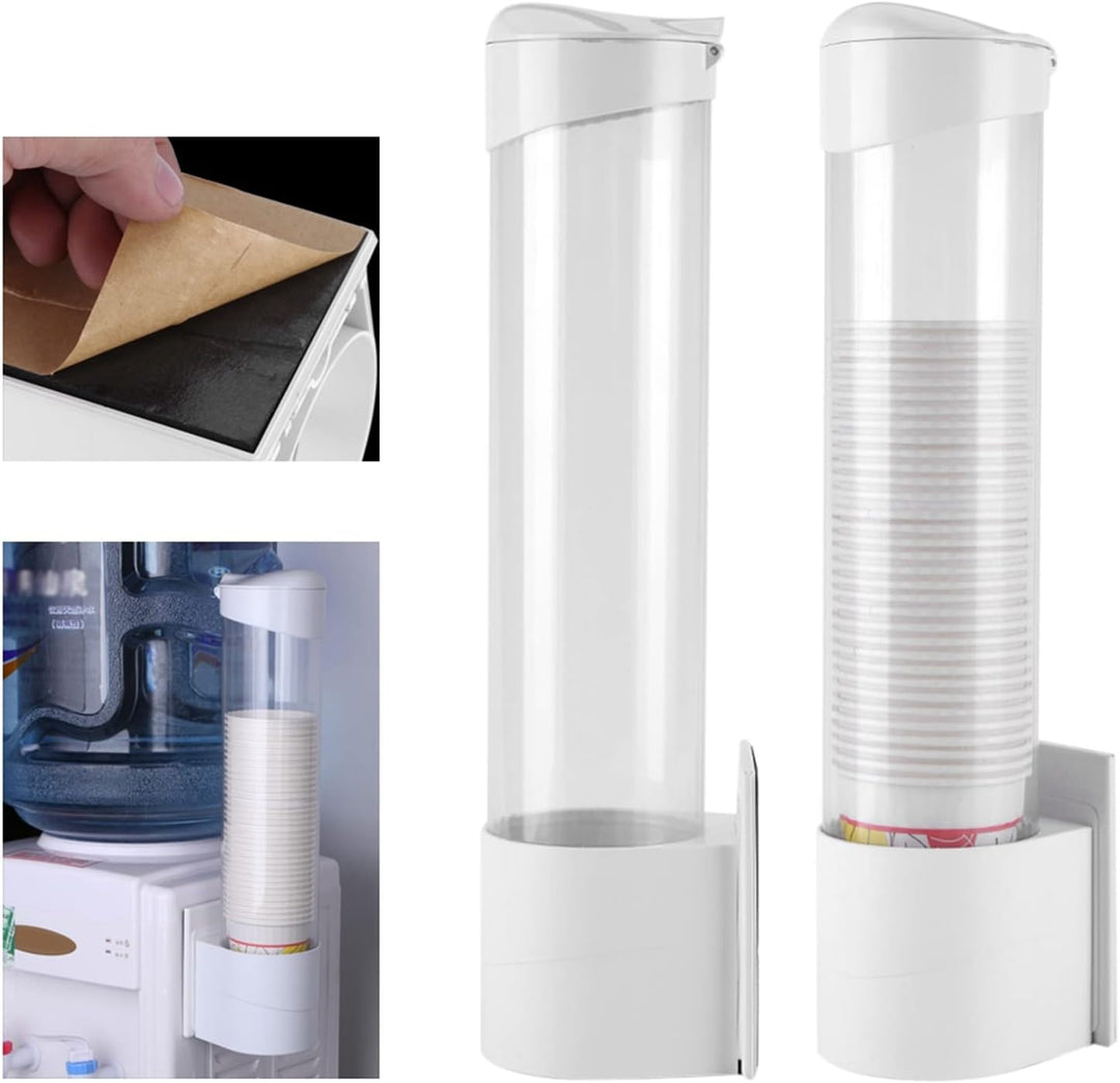 Haofy Becherspender mit Wandmontage, Papier Becherhalter Wegwerfbecher Spender für Plastikbecher und