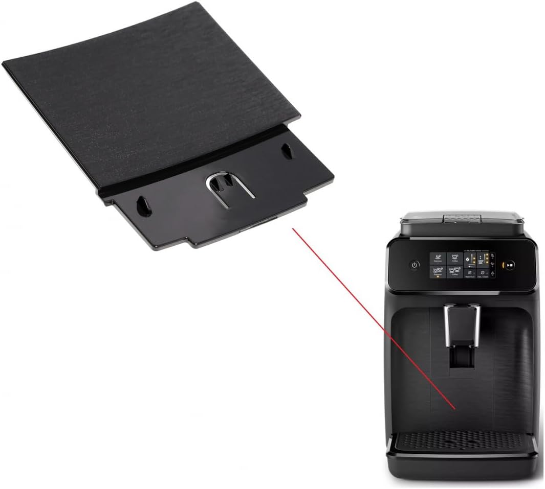 Ersatz Frontabdeckung Front Cover Panel Coffee Grounds Container Waste Tray Dump Box compatible with