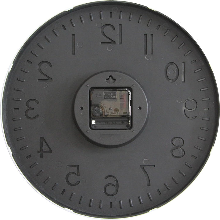 HZDHCLH Funkuhr 30 cm Grosses Ziffernblatt Wanduhr Geräuschlos,Geeignet für Schule, Zuhause, Wanddek