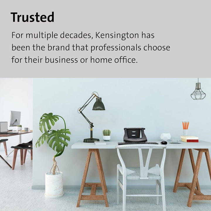 Kensington Easy Riser tragbarer ergonomischer Laptopständer, Für 12 Zoll - 17 Zoll Geräte, Höhenvers