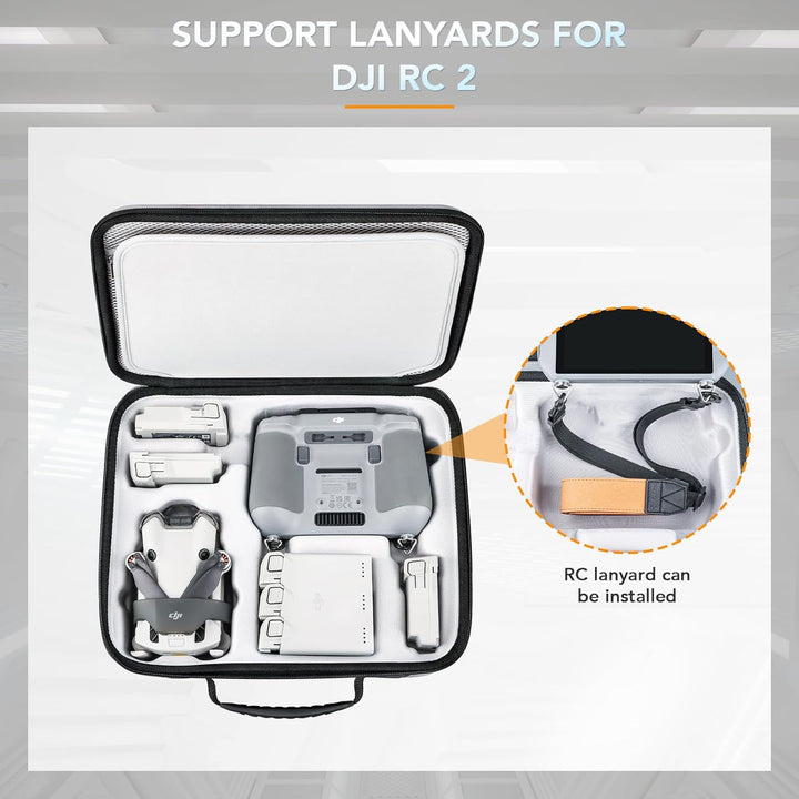 Lykus Spartan MM400 Tasche/Koffer/Case/Bag/Tragetasche für DJI Mini 4 Pro/Mini 3/Mini 3 Pro, Passend
