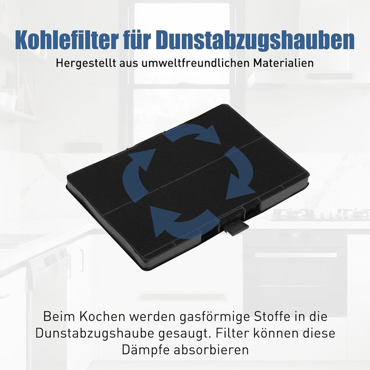 Aktivkohlefilter für Bosch DHZ5346 / DHZ5345 / 00705432/11026771 Siemens LZ53451 / LZ53450 und Neff