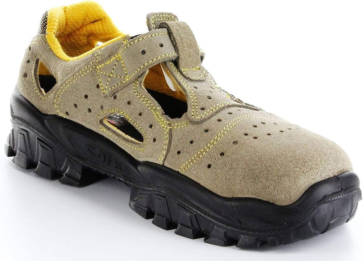 Cofra NT040-000.W36 NEW BRENTA S1 P SRC Sicherheitssandalen, Beige/Orange, Grösse 36 36 EU, 36 EU