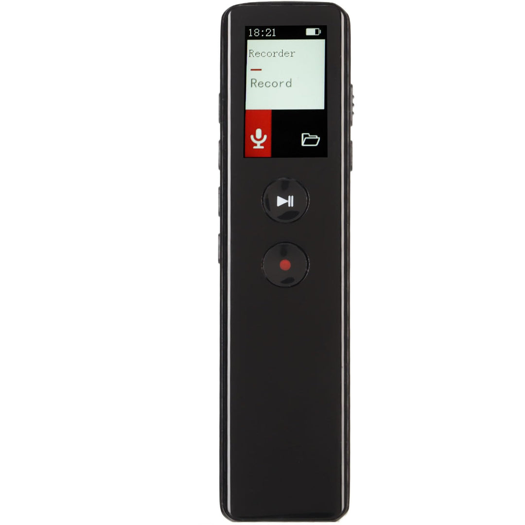 Digitaler Diktiergerät mit Lautsprecher Bluetooth 5.0, Grosser Speicher, Rauschunterdrückung, Multif