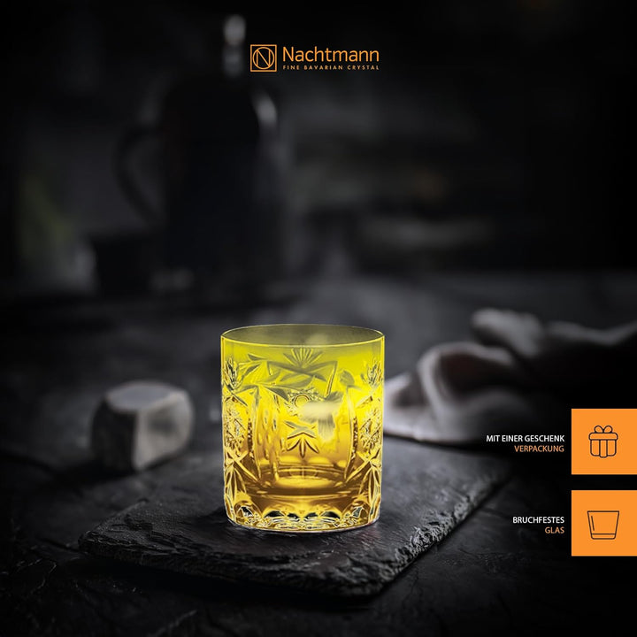 Spiegelau & Nachtmann Whiskeyglas, Glas, Bernstein, 9 cm, Bernstein
