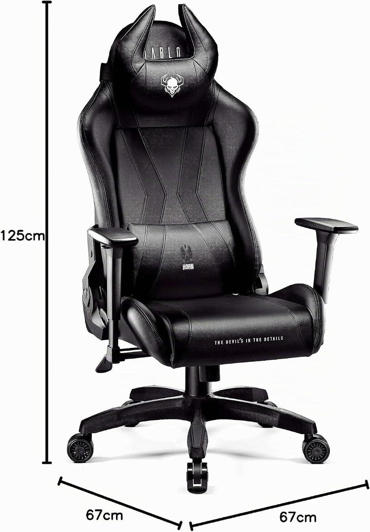 Diablo Gaming Stuhl X-Horn 2.0 Bürostuhl Gamer Chair Schreibtischstuhl 3D Armlehnen Ergonomisches De