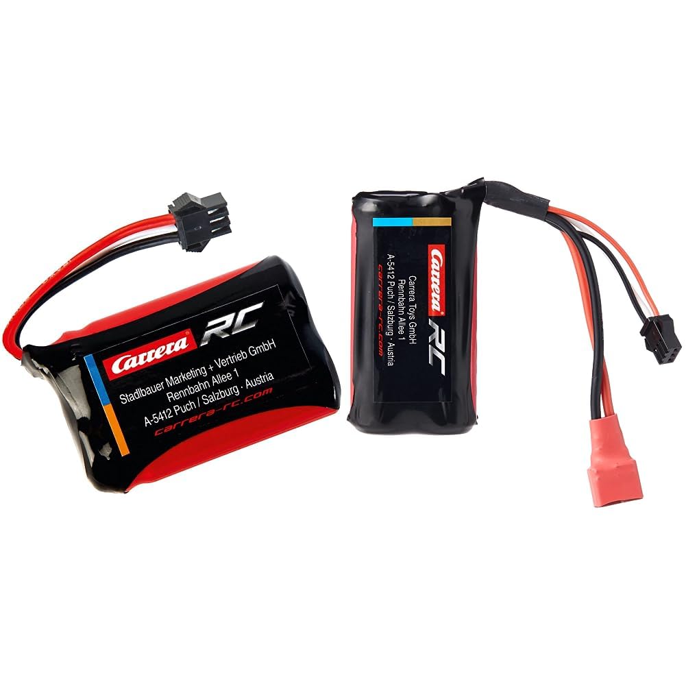 Carrera RC LiFePo4 AKKU 6,4V 900mAH 9,5A & Lifepo4 Akku 6,4v 1300mah 13a Bundle mit AKKU 6,4v, Bundl
