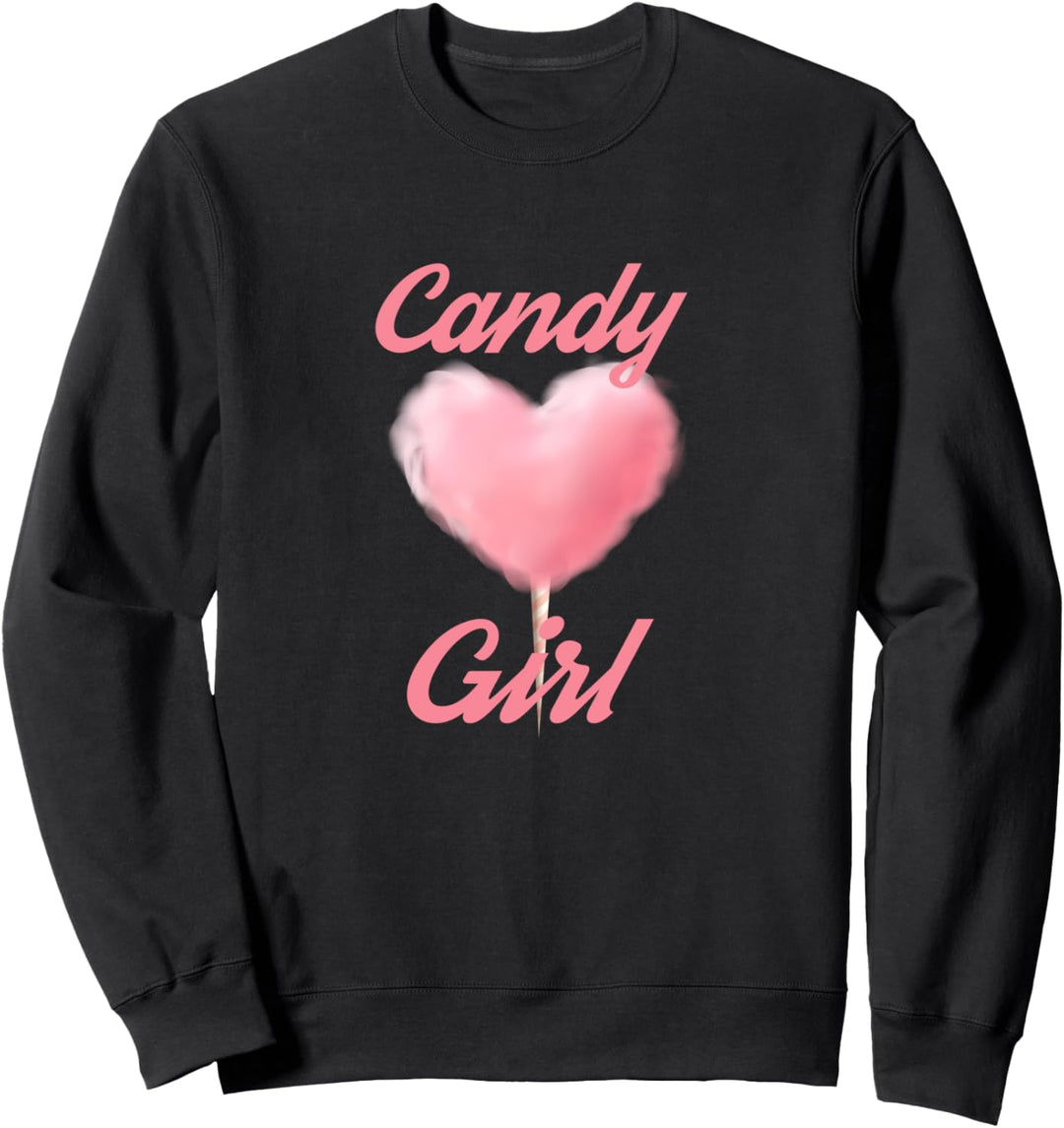 Zuckerwatte Damen Mädchen Junioren Frauen Sweatshirt