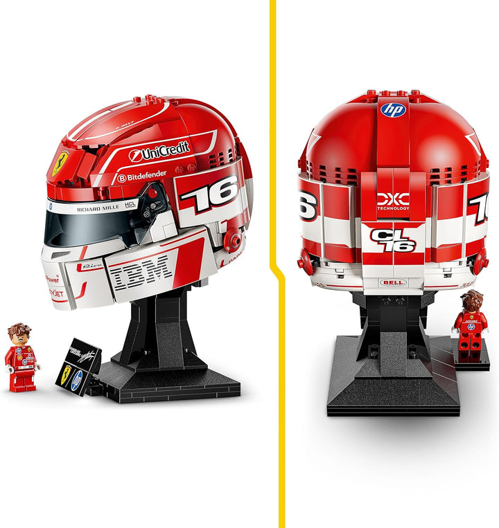 LEGO Editions Scuderia Ferrari HP Charles Leclerc Helm - F1 Merchandise - Ausstellungsmodell Bausatz
