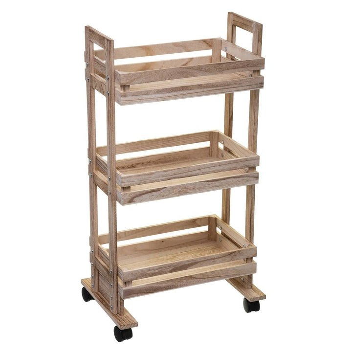 Servierwagen mit rollen 3 etagen aus holz cagette - 5 five simply smart cm Holz, cm Holz