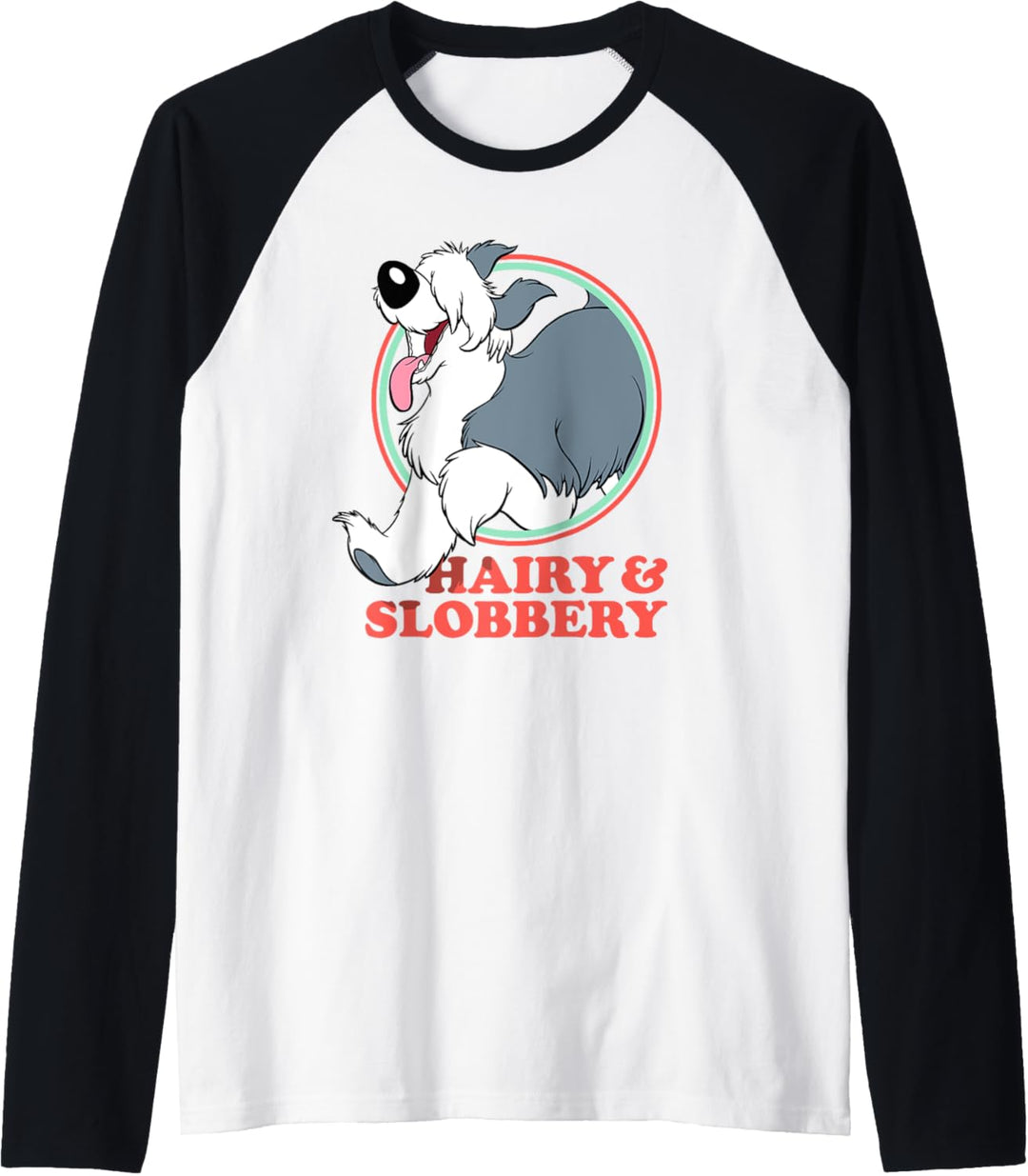Disney The Little Mermaid Max Hairy & Slobbery Raglan