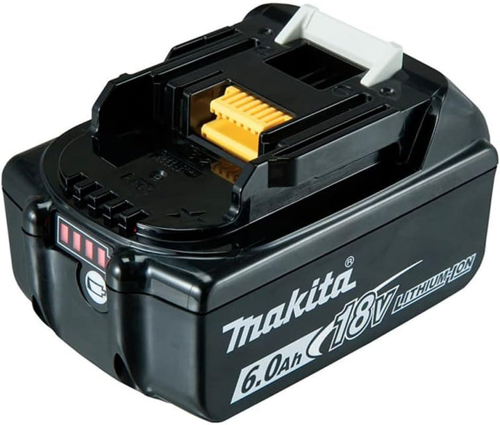 Makita Dbo180 g1J Exzenterschleifer Ø 125 mm 18 V Lxt + 1 Akku 18 V 6 Ah Li-Ion Bl1860B + Makpac Kof