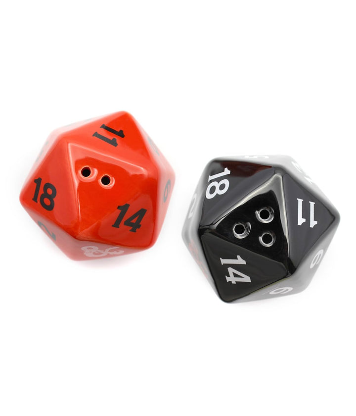 Joytoy Dungeons &amp; Dragons D20 Würfel 3D Salz- und Pfefferstreuer | Keramik, Geschenkpackung, 17,5x10