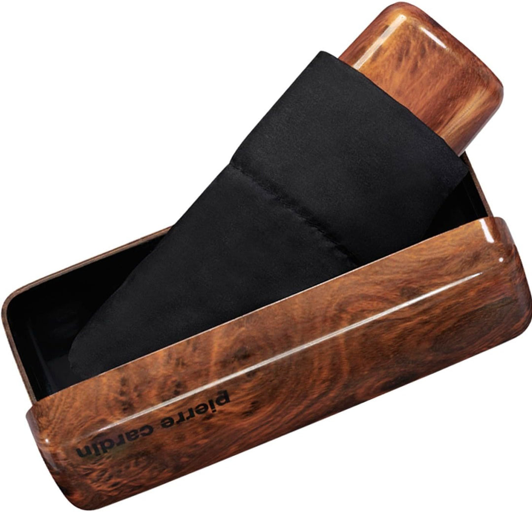 Pierre Cardin Parapluie noir vendu dans une boite à lunette 16 cm