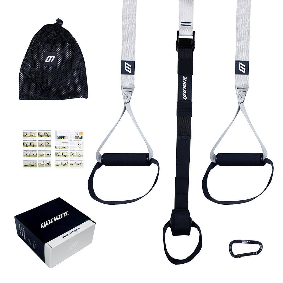 Suspensionstraining Trainingsgeräte, Sport Geräte, belastbar bis 300 kg, verstellbar von 145 bis 200
