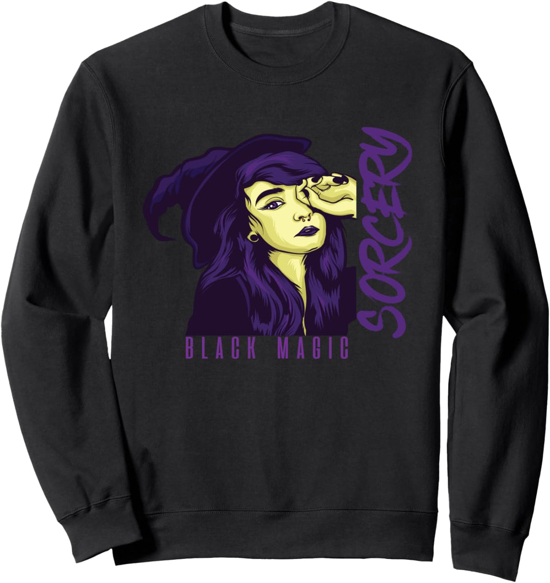 Zauberei Magie Gothic Hexe Pastell Goth Sweatshirt