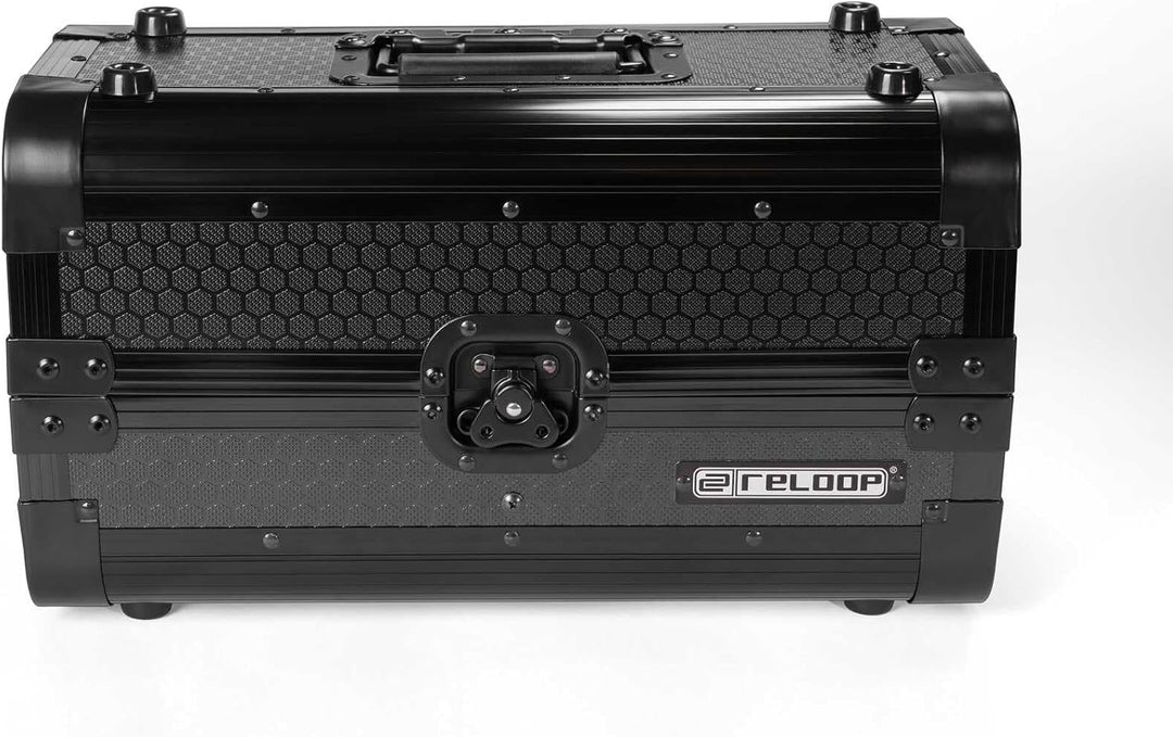 Reloop 7'' Record Case 150 Black - Robuste Konstruktion mit kratzfester Hexa-Oberfläche in mattem Sc