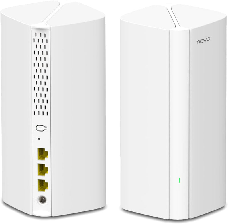 Tenda Nova MX12 Mesh WLAN WiFi 6 System - AX3000 Dual Band WLAN Mesh System - Reichweite bis zu 460m