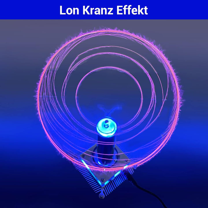DONGKER Musik Tesla Spule, Lichtbogen Plasma Generator, Music Tesla Coil Lautsprecher mit Audiokabel