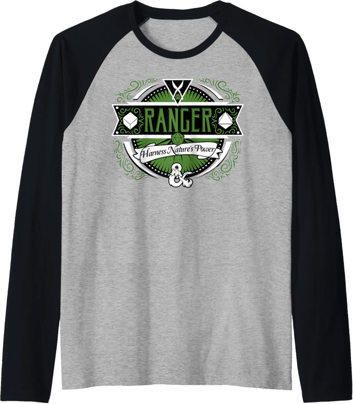Dungeons & Dragons Ranger Harness Nature's Power Logo Raglan