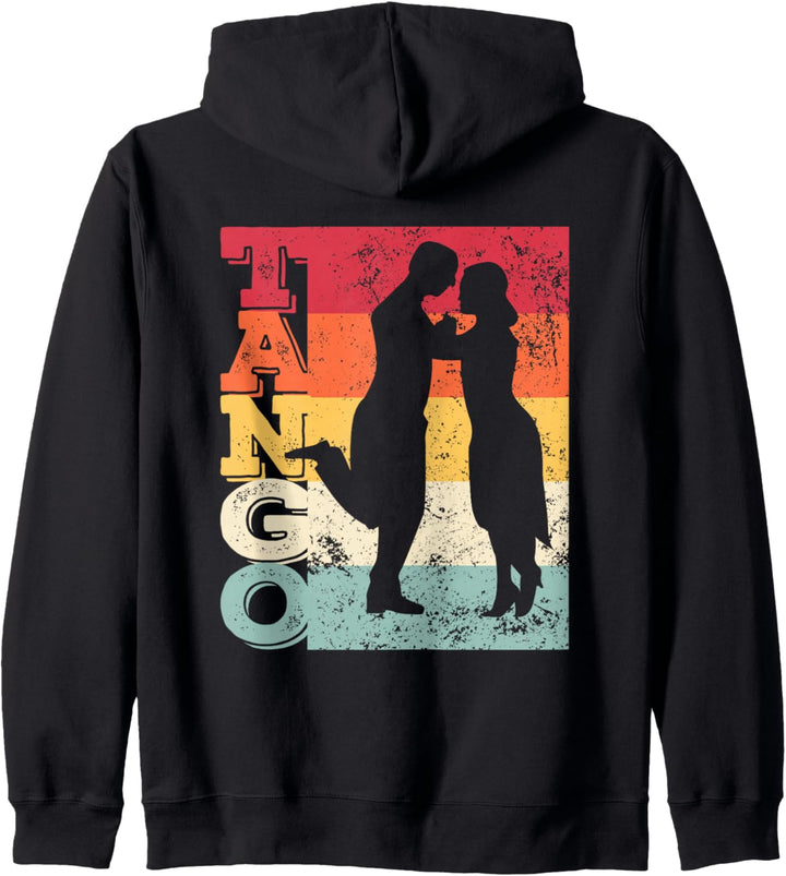 Tango Argentino Tanzender Herzschlag Milonga Vals Tango Tänzer Kapuzenjacke
