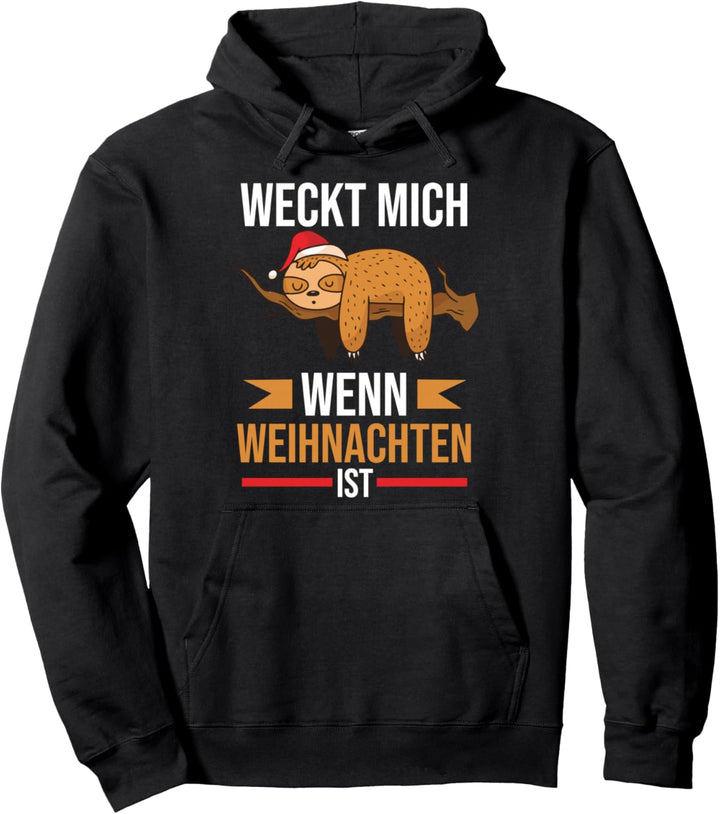 Faultier Weihnachten Pullover Hoodie
