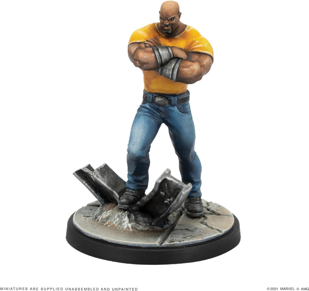 Atomic Mass Games Fantasy Flight Games - Marvel Crisis Protocol: Luke Cage and Iron Fist - Miniature