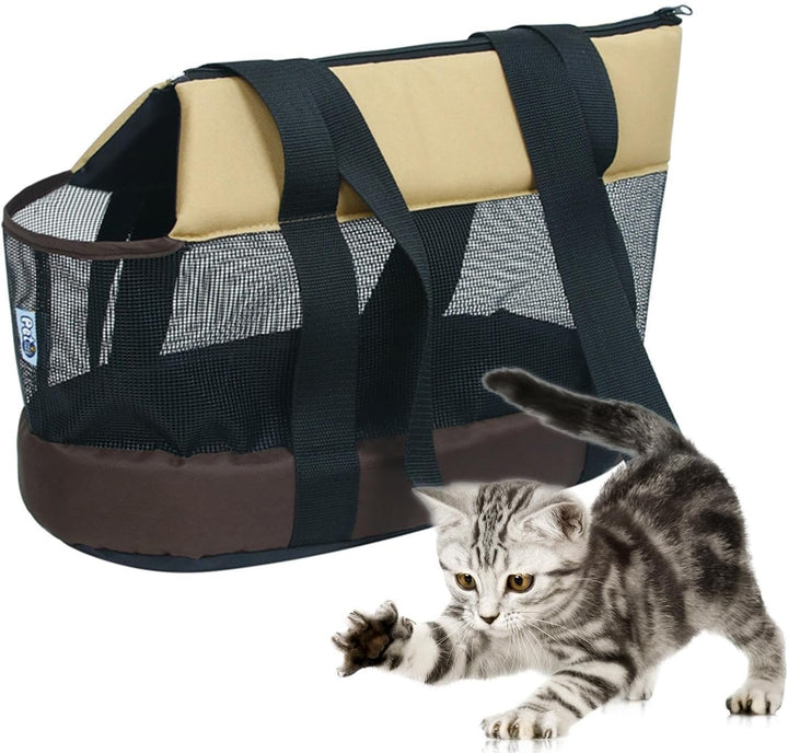 Katzentransportbox | Hunde-Reisetasche für kleine Hunde, Welpen und mittelgrosse Katzen | Kleine Hun