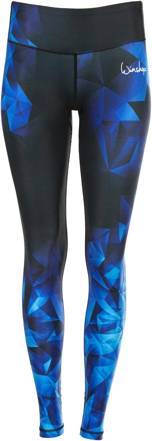 Winshape Damen Functional Power Shape Tights AEL102 mit Anti-Rutsch-Effekt, saphir, Winshape Slim St