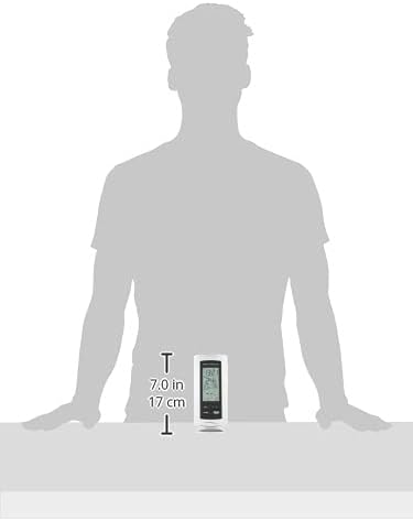 Technoline WS 9140 klassische Wetterstation mit Funkuhr, Innen- und Aussentemperaturanzeige, silber,