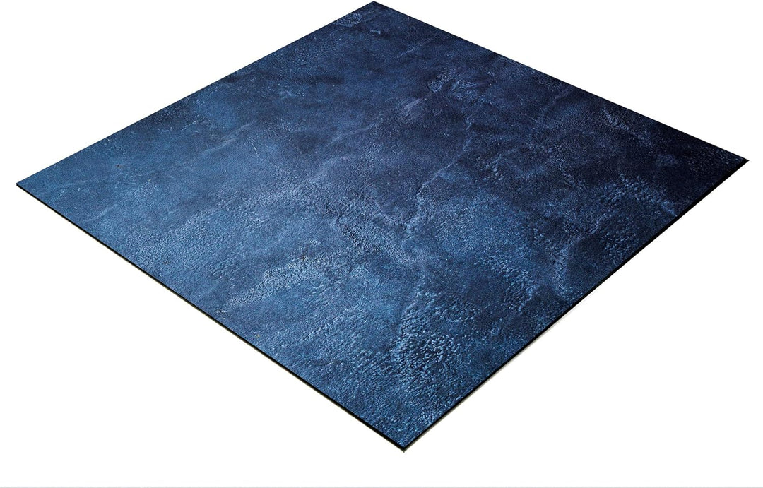 Bresser Fotostudio Flat Lay Fotohintergrund - 60x60cm - Abstract Dark Blue, Abstract Dark Blue