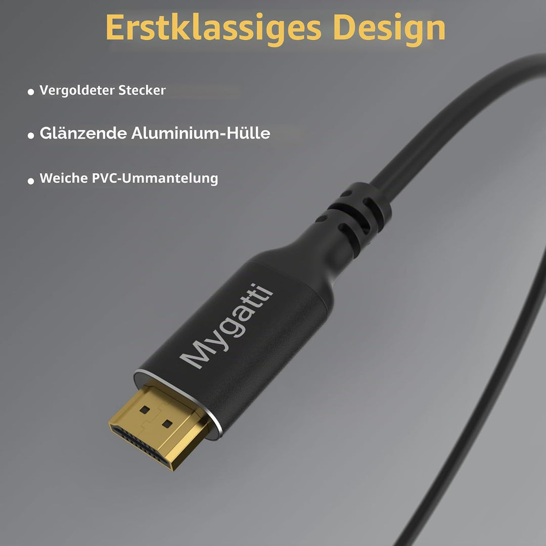12 Meter DisplayPort auf HDMI Kable(4K UHD),24AWG reinen Kupferdrähten,4K/60HZ,DP auf HDMI Unidirekt