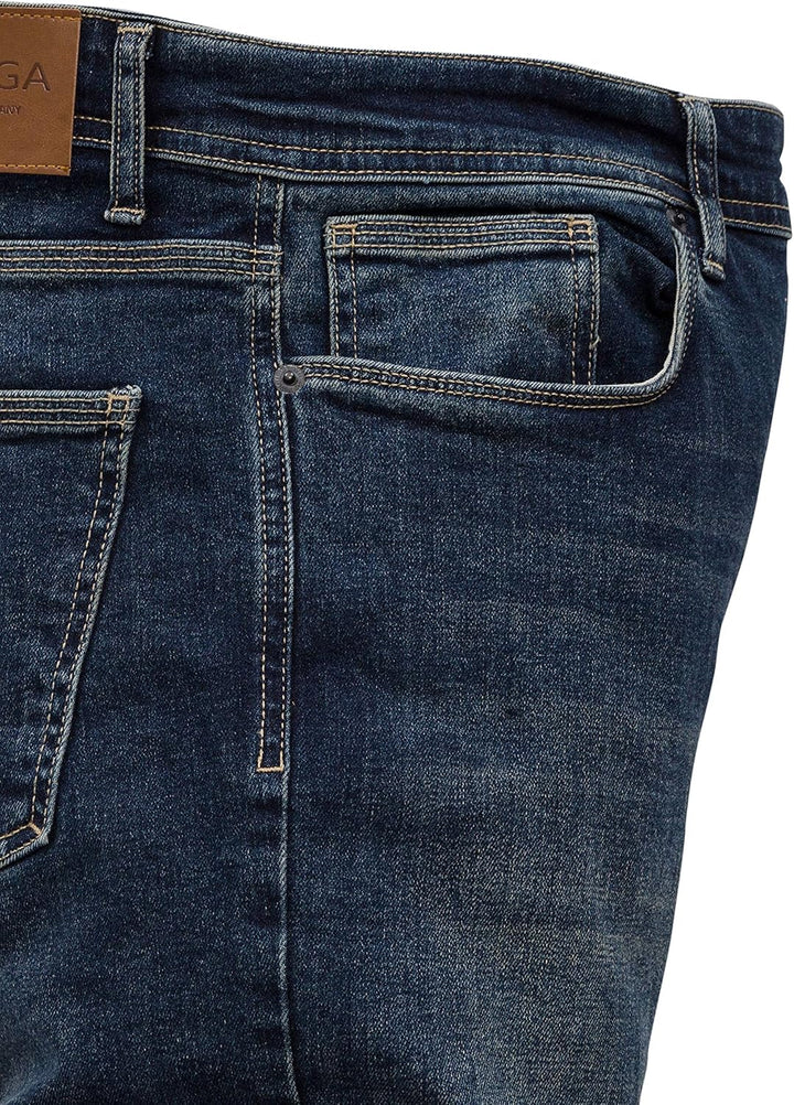 WOTEGA Herren Jeans Alistar Slim Fit 30W / 32L Blau (Total Eclipse 194010), 30W / 32L Blau (Total Ec