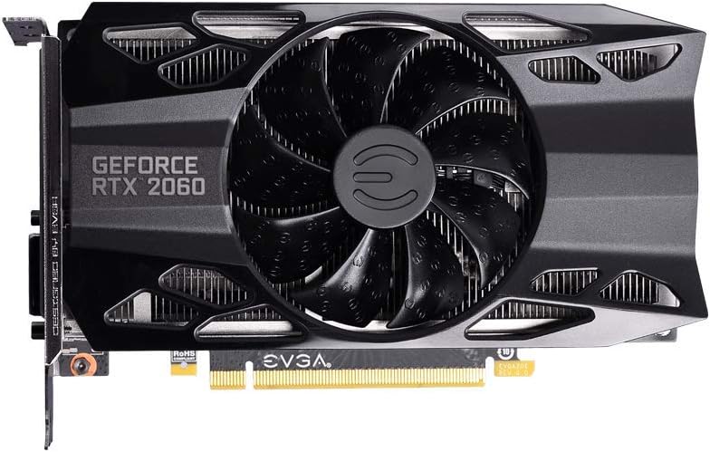 EVGA GeForce RTX 2060 SC GAMING, 6GB GDDR6, HDB Lüfter, Grafikkarte 06G-P4-2062-KR, Schwarz, EVGA Ge