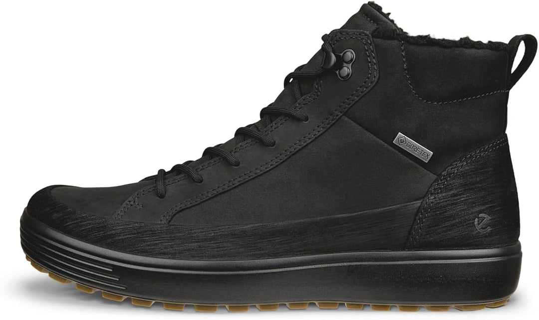 ECCO Herren Soft 7 Tred Winterstiefel, Gore-tex, WasserdichtWanderstiefel 39 EU Schwarz, 39 EU Schwa