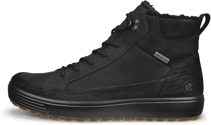 ECCO Herren Soft 7 Tred Winterstiefel, Gore-tex, WasserdichtWanderstiefel 39 EU Schwarz, 39 EU Schwa