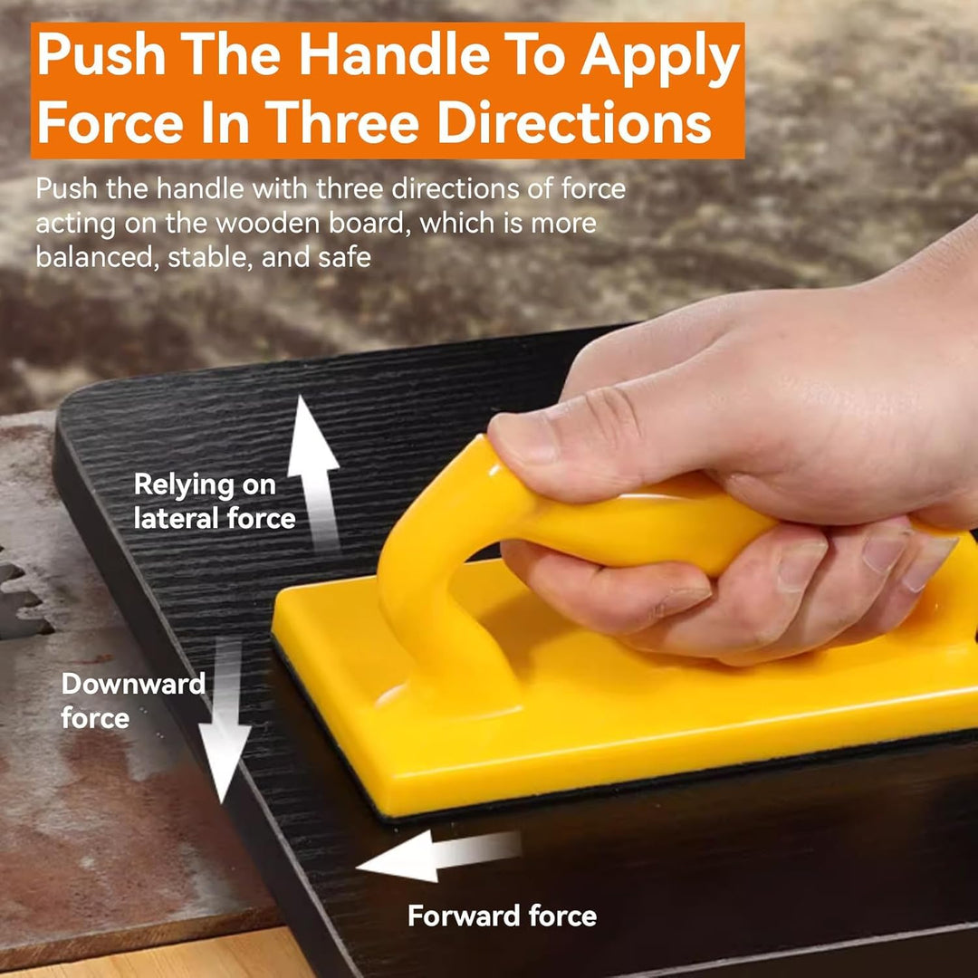Holzbearbeitung Push Block, 2 Stück Kunststoff Tischsägen Druckblock Holzschneide Block Push Up Stic