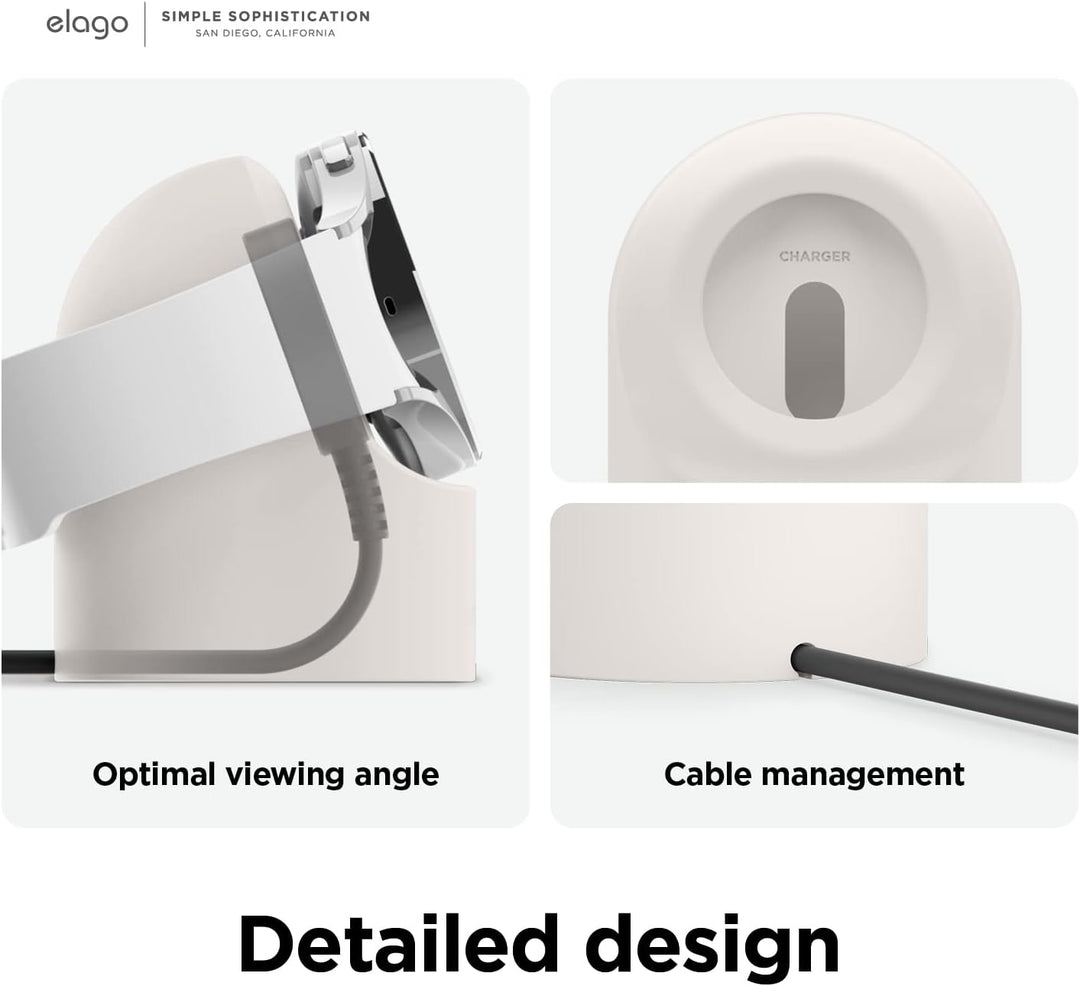 elago Ladestation für Samsung Galaxy Watch 8/8 Classic/7/Ultra/6/6 Classic/5/5 Pro [40/43/44/45/47mm