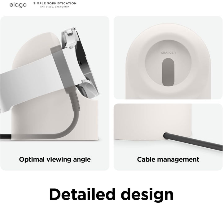 elago Ladestation für Samsung Galaxy Watch 8/8 Classic/7/Ultra/6/6 Classic/5/5 Pro [40/43/44/45/47mm