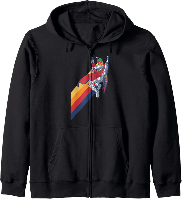 Star Wars Boba Rainbow Fade Kapuzenjacke