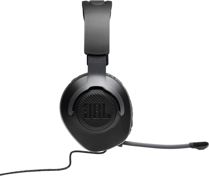 JBL Quantum 100 Over-Ear Gaming-Kopfhörer, kabelgebunden, Schwarz, schwarz