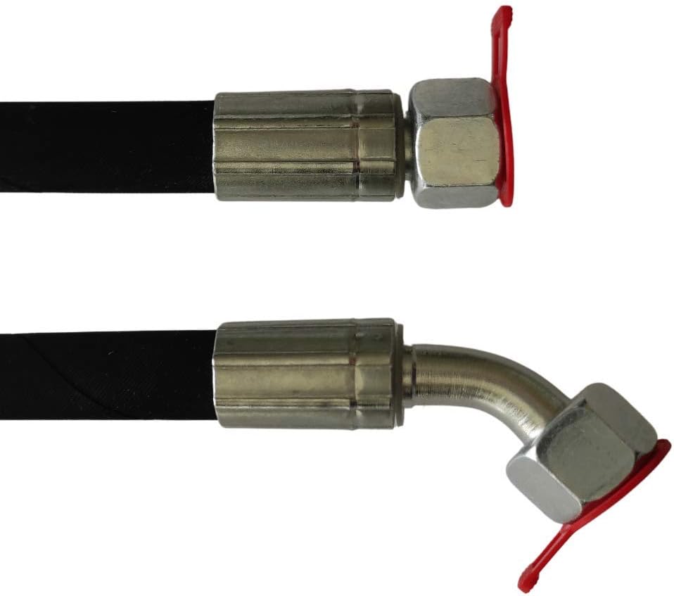 Hydraulikschlauch 12l 2800mm 2SN DN10 | M18x1.5 | DKOL - DKOL45 | 330bar | Konfigurieren Sie Ihren H