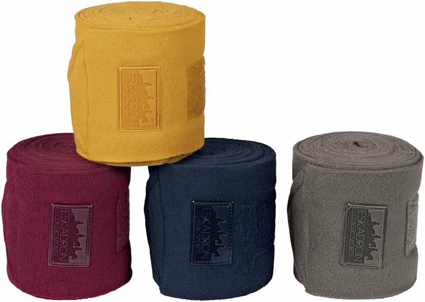 Eskadron Bandagen Fleece 4'Set Classic Sports Kollektion Herbst/Winter 2021 Vintage Gold Pony, Vinta