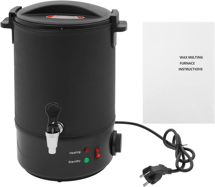 6L Wachs Schmelzofen, 1100W Elektrischer Wachsschmelztopf, Wachsschmelzofen, Wachsschmelzgerät, Wach