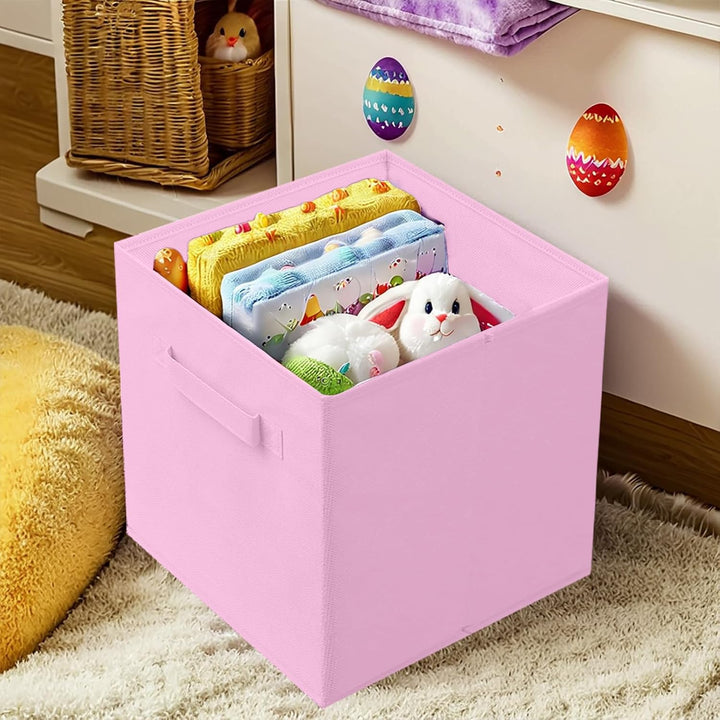 PowerKing Aufbewahrungsbox Organizer aus Stoff, 6-er faltbar Aufbewahrungsbehälter Aufbewahrung Box