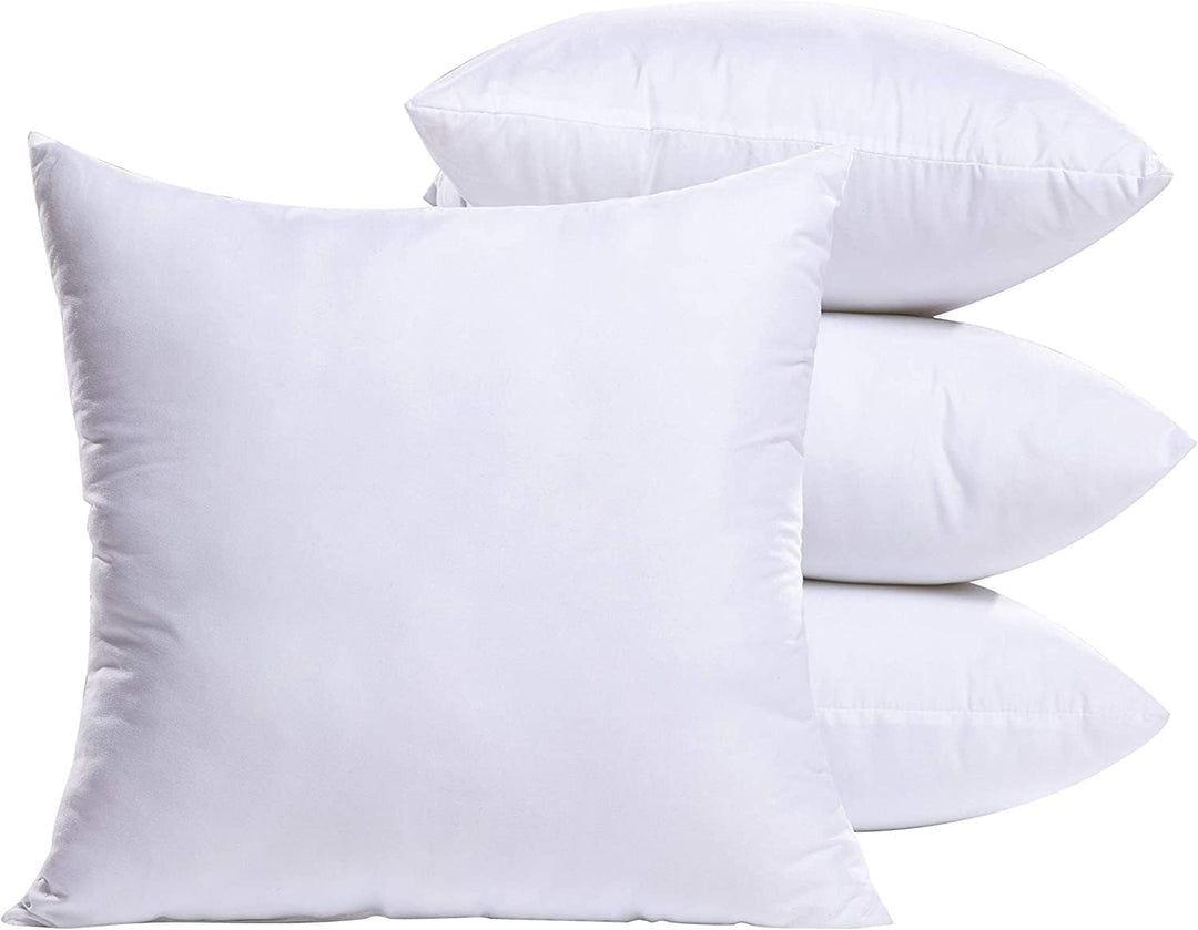 MIULEE Kissen 55x55 cm Füllung 4er Set, Waschbare Kissenfüllung Sofakissen, Polster Innenkissen Deko