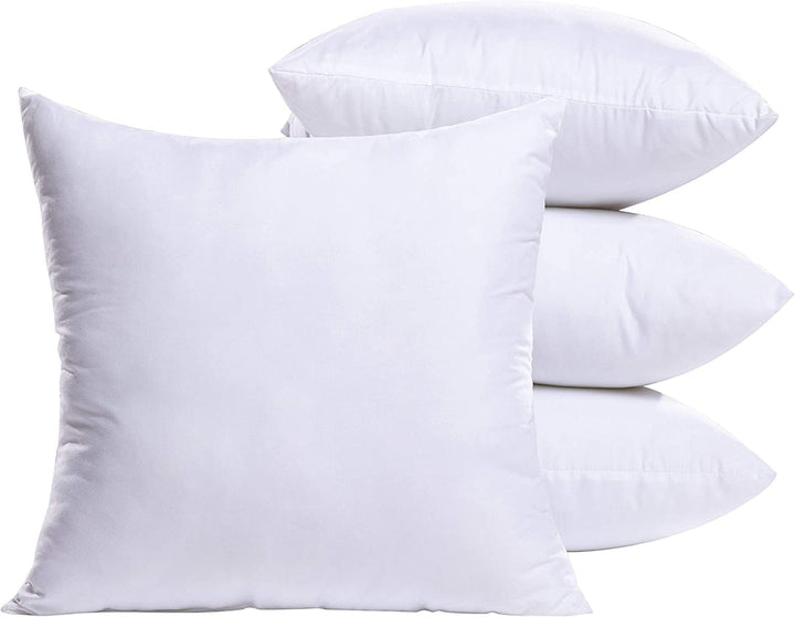 MIULEE Kissen 55x55 cm Füllung 4er Set, Waschbare Kissenfüllung Sofakissen, Polster Innenkissen Deko