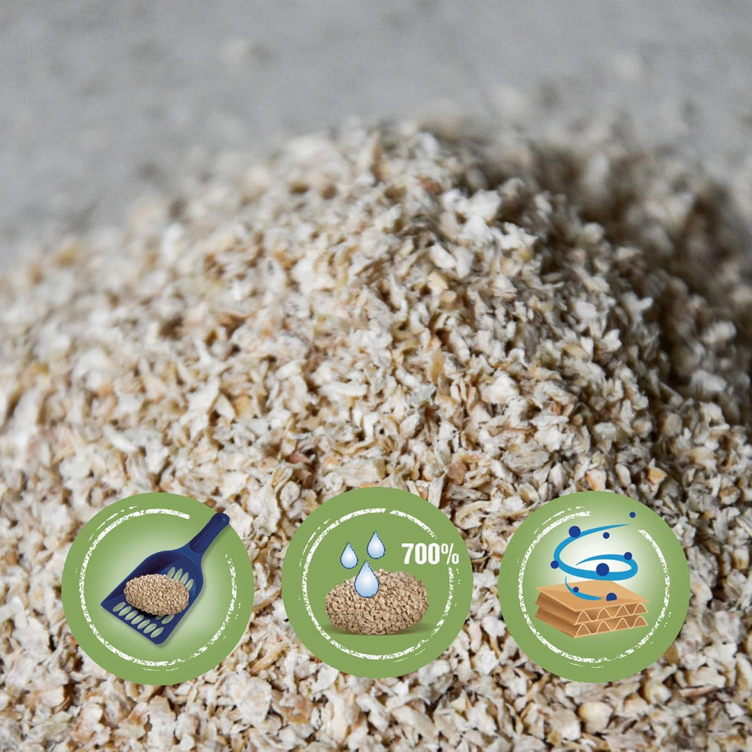 Biokat's Natural Care - Feine klumpende Katzenstreu aus nachwachsenden und kompostierfähigen Pflanze