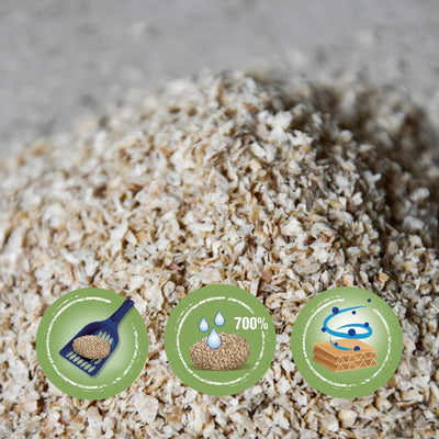 Biokat's Natural Care - Feine klumpende Katzenstreu aus nachwachsenden und kompostierfähigen Pflanze