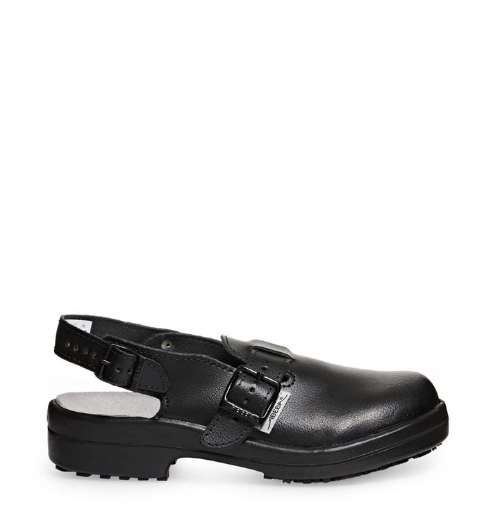 ABEBA 1010-37 Sicherheitsschuh - Arbeitsclog - Classic - Genarbtes Leder - Antistatisch - Rutschfest